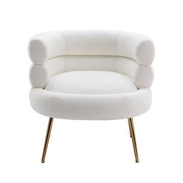 Contemporary Curved Accent Chair