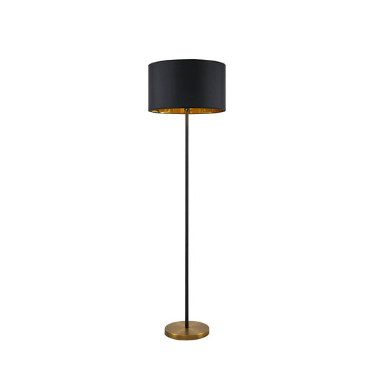 Black & Brass Floor Lamp